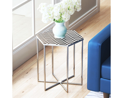 ZUO - Forma Side Table in Multi-Color/Silver