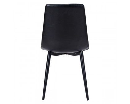 ZUO Dolce Dining Chair (Set Of 2) - Vintage Black/Black