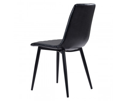 ZUO Dolce Dining Chair (Set Of 2) - Vintage Black/Black