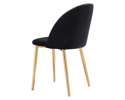 ZUO Cozy Dining Chair (Set Of 2) - Black/Gold