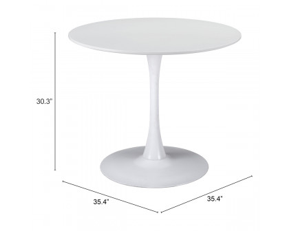 ZUO Opus Dining Table - White