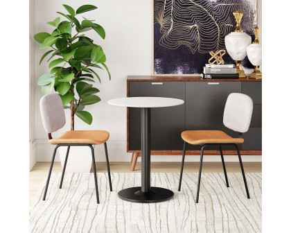 ZUO Alto Bistro Table - White/Black