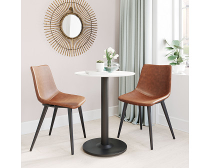 ZUO Alto Bistro Table - White/Black