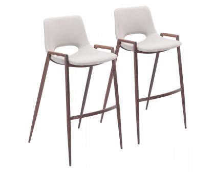 ZUO - Desi Bar Chair (Set Of 2)