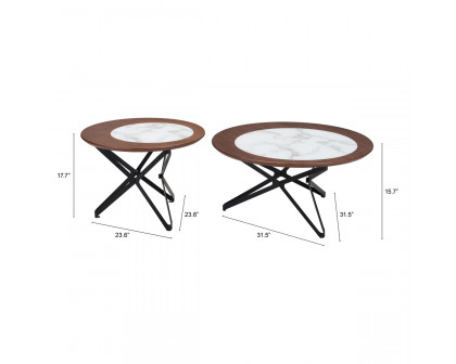 ZUO - Anderson Coffee Table Set in Multi-Color/Black