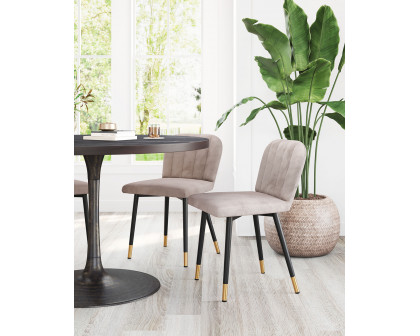 ZUO - Manchester Dining Chair (Set Of 2) in Gray/Black