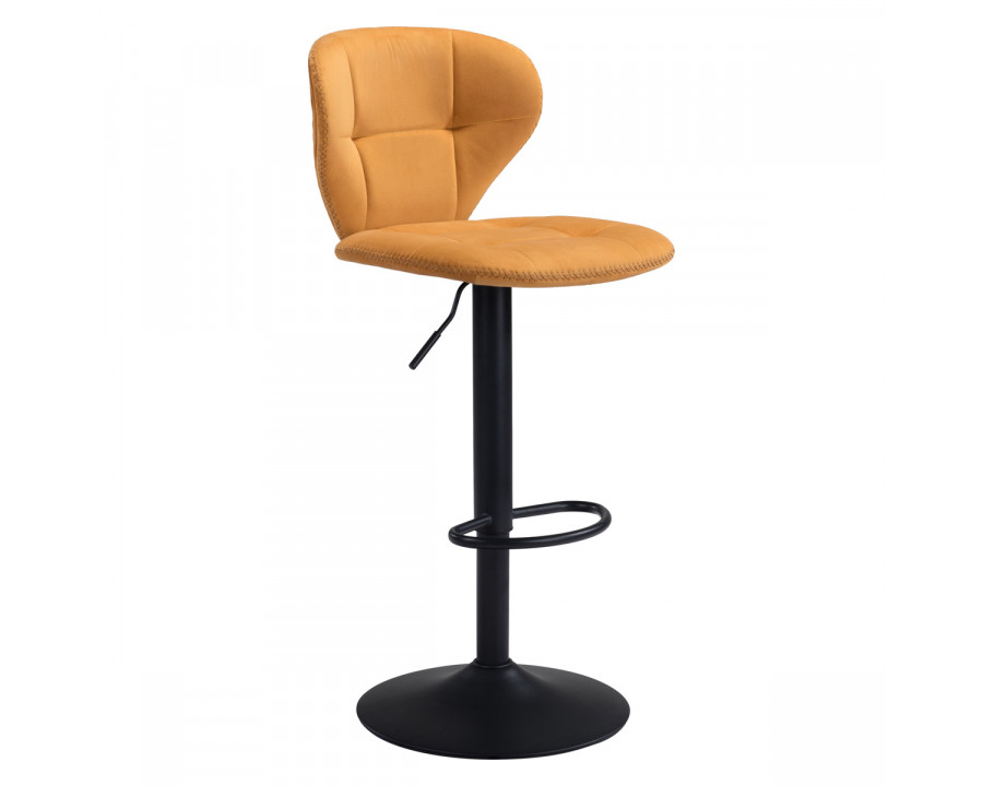 ZUO Salem Bar Chair - Yellow/Black