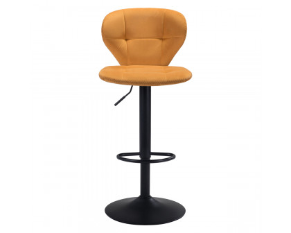 ZUO Salem Bar Chair - Yellow/Black