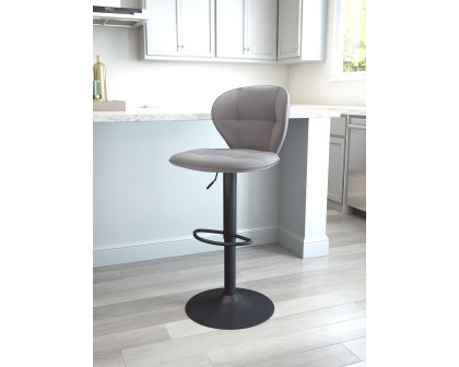 ZUO Salem Bar Chair - Gray/Black