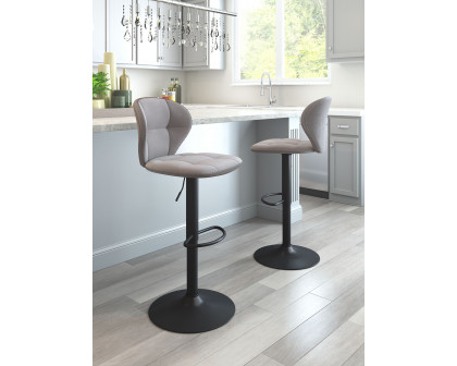 ZUO Salem Bar Chair - Gray/Black