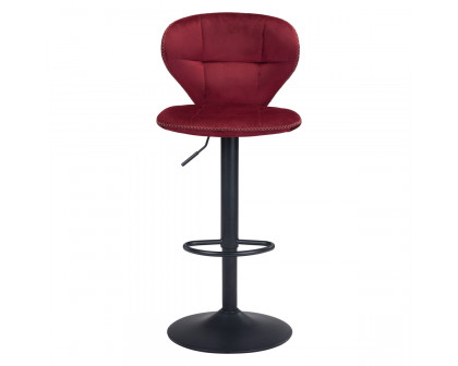 ZUO Salem Bar Chair - Red/Black