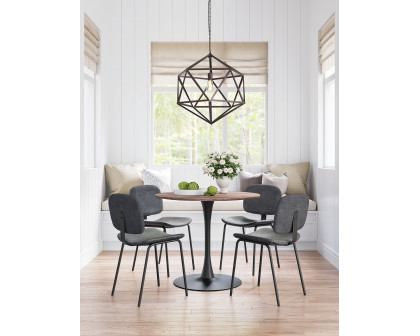 ZUO Worcester Dining Chair (Set Of 2) - Gray/Black