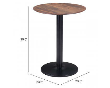 ZUO Alto Bistro Table - Brown/Black