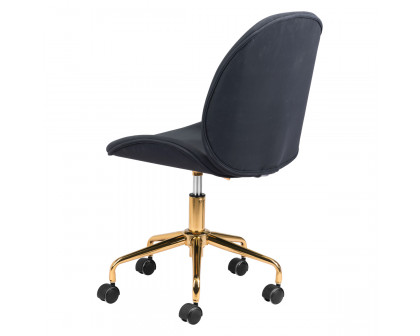 ZUO Miles Office Chair - Black/Gold