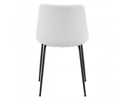 ZUO Byron Dining Chair (Set Of 2) - White/Black