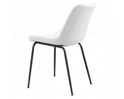 ZUO Byron Dining Chair (Set Of 2) - White/Black