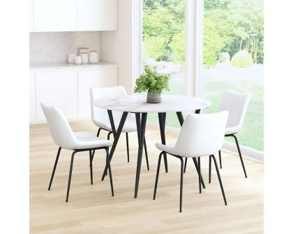 ZUO Byron Dining Chair (Set Of 2) - White/Black