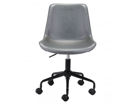 ZUO Byron Office Chair - Gray/Black