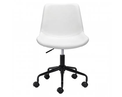 ZUO Byron Office Chair - White/Black