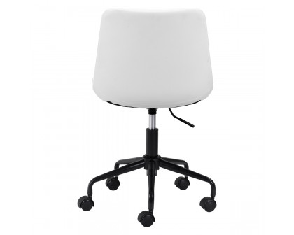 ZUO Byron Office Chair - White/Black