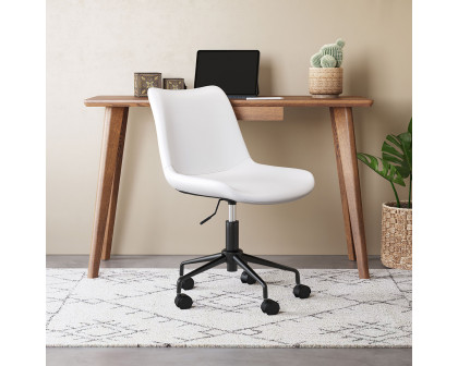 ZUO Byron Office Chair - White/Black