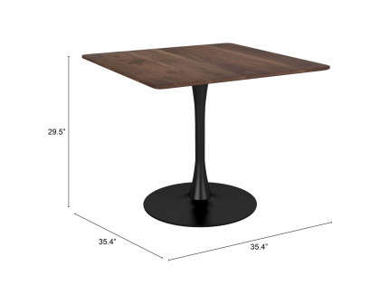 ZUO Molly Dining Table - Brown/Black