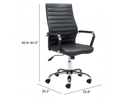 ZUO Primero Office Chair - Black/Silver