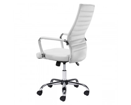 ZUO Primero Office Chair - White/Silver