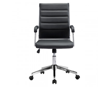 ZUO Liderato Office Chair - Black/Silver