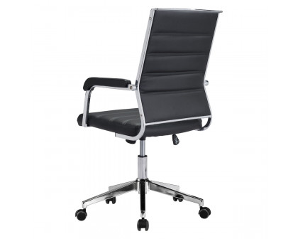 ZUO Liderato Office Chair - Black/Silver