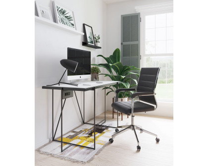 ZUO Liderato Office Chair - Black/Silver