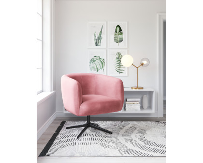 ZUO™ Elia Accent Chair - Pink/Black