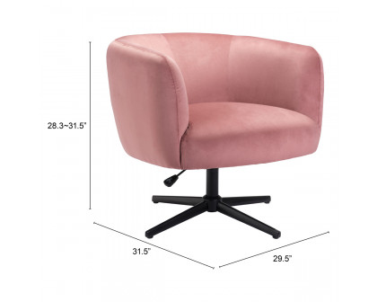 ZUO™ Elia Accent Chair - Pink/Black