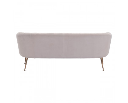 ZUO Deco Sofa - Light Pink/Gold