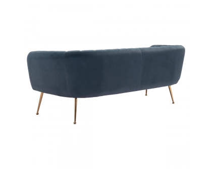 ZUO Deco Sofa - Gray/Gold