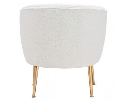 ZUO™ Sherpa Accent Chair - Beige/Gold