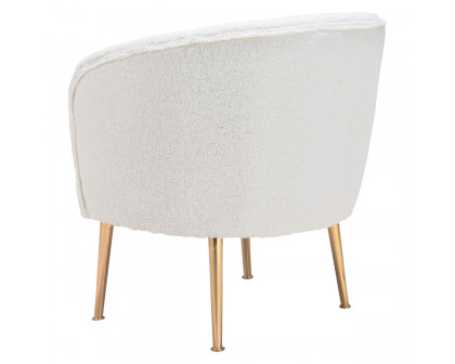 ZUO™ Sherpa Accent Chair - Beige/Gold