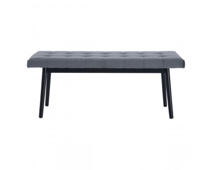 ZUO - Tanner Bench in Gray/Black