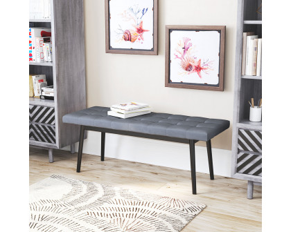 ZUO - Tanner Bench in Gray/Black