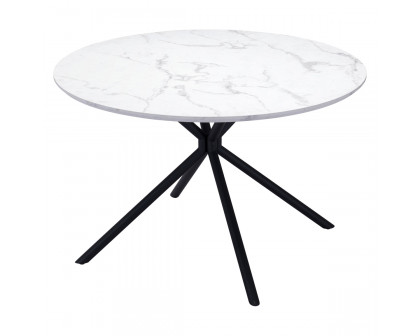 ZUO™ Amiens Dining Table - White/Black