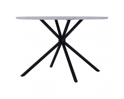 ZUO™ Amiens Dining Table - White/Black