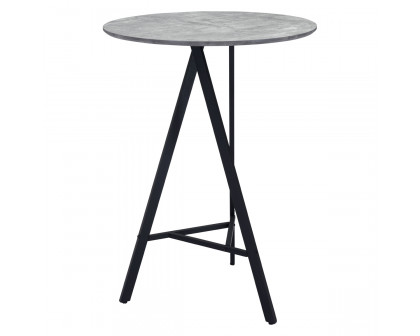 ZUO - Metz Bar Table in Gray/Black