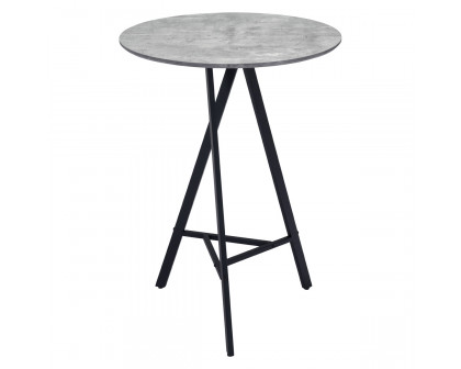 ZUO - Metz Bar Table in Gray/Black