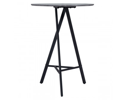 ZUO - Metz Bar Table in Gray/Black