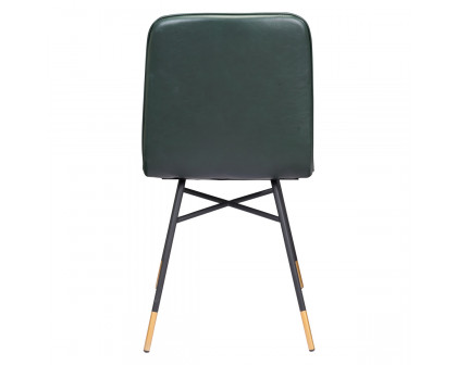 ZUO Var Dining Chair (Set Of 2) - Green/Black/Gold