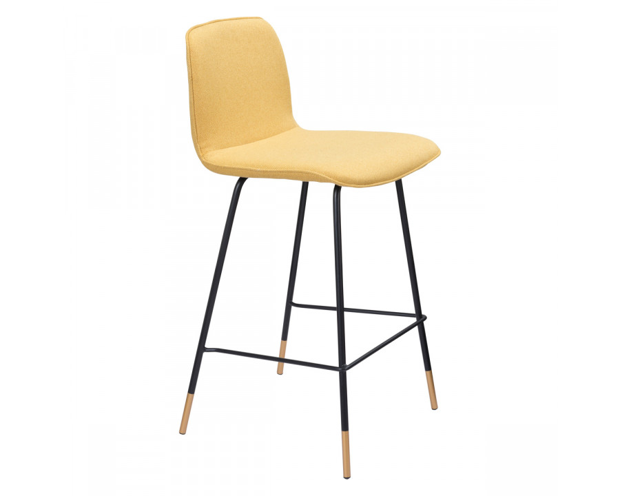 ZUO Var Counter Chair - Yellow/Black/Gold