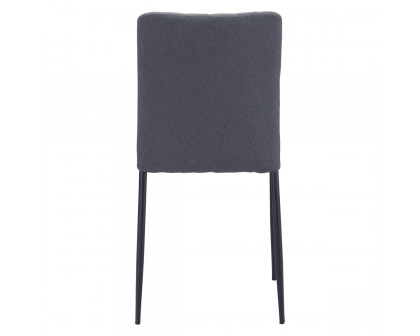 ZUO Harve Dining Chair (Set Of 2) - Gray/Black