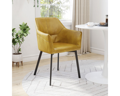 ZUO Loiret Dining Chair (Set Of 2) - Yellow/Black