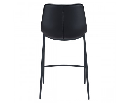 ZUO Magnus Bar Chair (Set Of 2) - Black