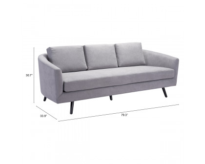 ZUO Divinity Sofa - Gray/Black